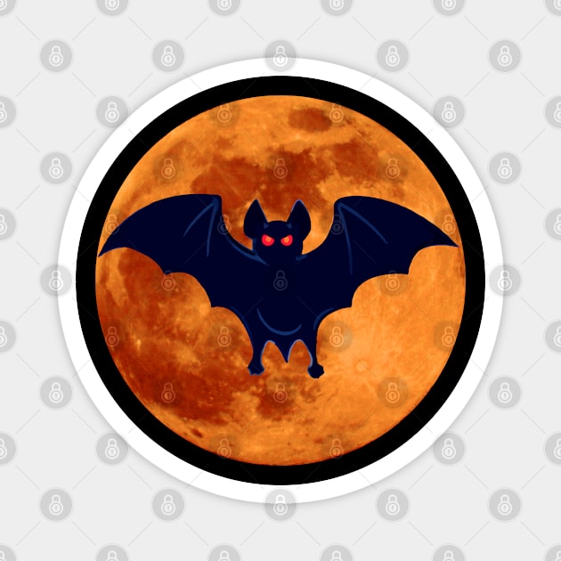 🦇 Vampire Bat – Scary Bloodsucking Creature of the Night Magnet by Pixoplanet